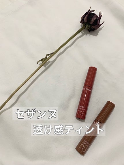 ウォータリーティントリップ/CEZANNE/リップティントを使ったクチコミ(1枚目)
