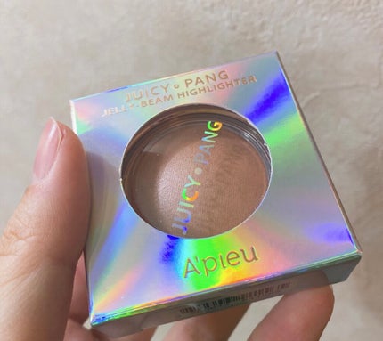 ジューシーパン ジェリービーム ハイライター/A’pieu/ジェル・クリームチークを使ったクチコミ(4枚目)
