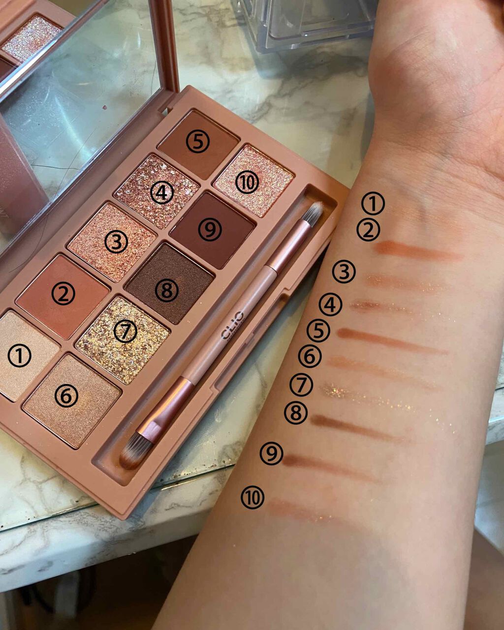 プロ アイ パレット/CLIO/アイシャドウパレットを使ったクチコミ（2枚目）