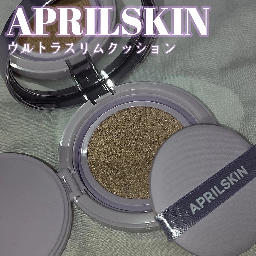 ウルトラスリムクッション+レフィルセット/APRILSKIN/クッションファンデーションを使ったクチコミ(1枚目)