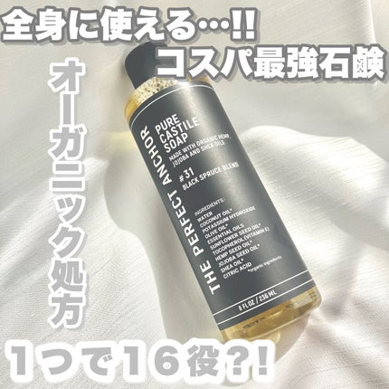 ザ・パーフェクトアンカー ブラックスプルースブレンド #31/THE PERFECT ANCHOR/ボディソープを使ったクチコミ(1枚目)