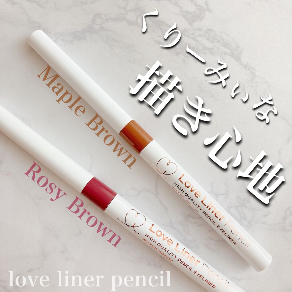 お洒落なメイクに仕上げてくれる
ブラウン系のカラーが可愛すぎる
おすすめのアイライナーです💕

✴︎
ラブライナー
クリームフィットペンシル
・ロージィブラウン
・メープルブラウン
✴︎

肌に負担なく本当にスルスル描ける
アイライナーで