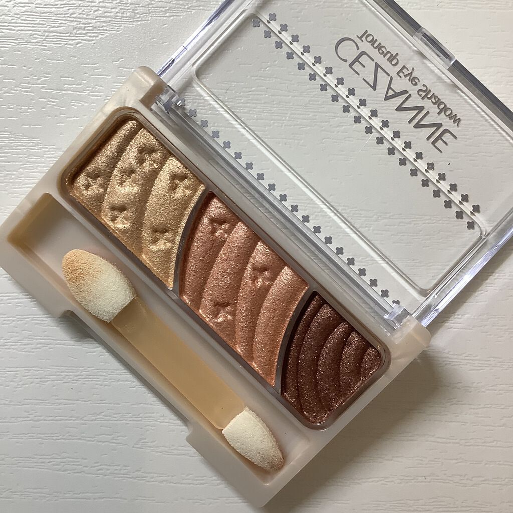 トーンアップアイシャドウ/CEZANNE/アイシャドウパレットを使ったクチコミ(3枚目)