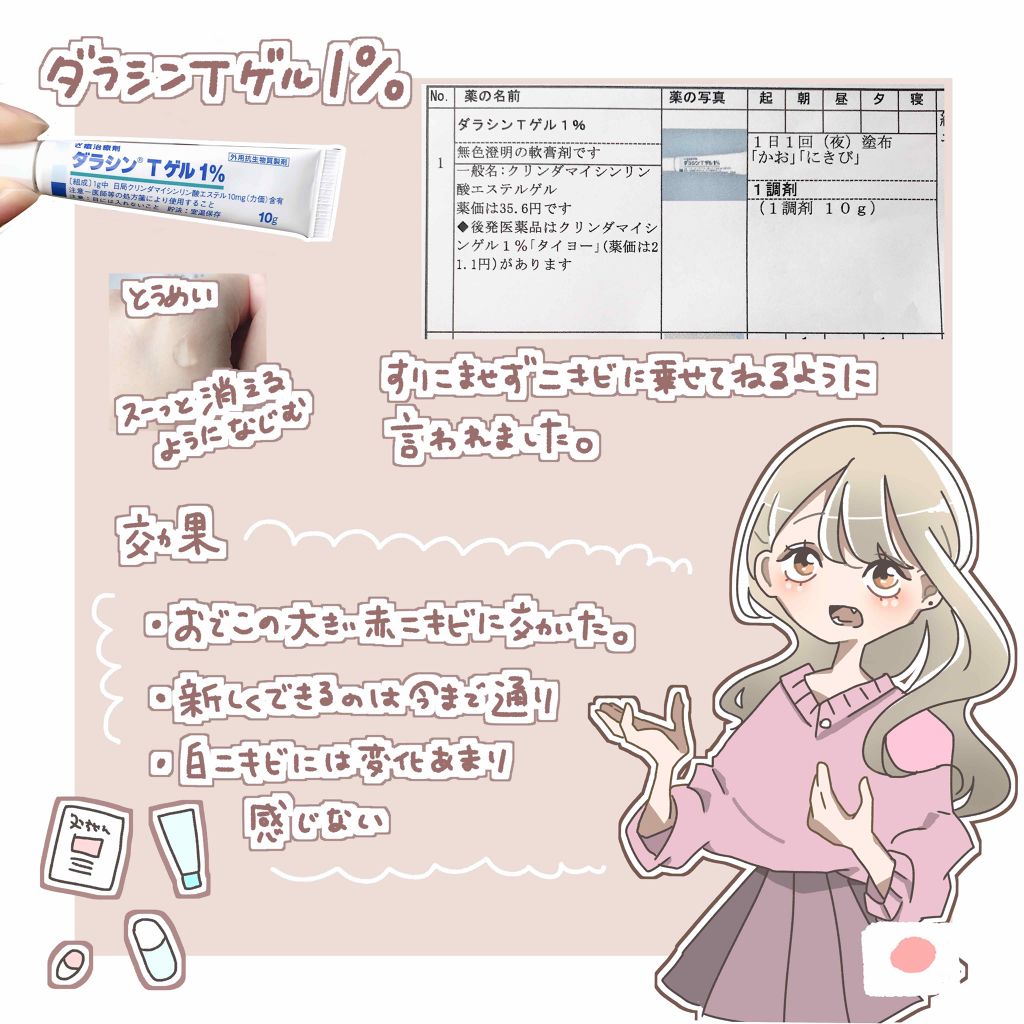 にほにうむ on LIPS 「😇ニキビ肌女子がついに皮膚科に行った話😇こんにちは!にほにうむ..」(2枚目)