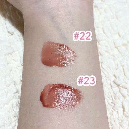 ジューシーラスティングティント/rom&nd/リップティントを使ったクチコミ(3枚目)