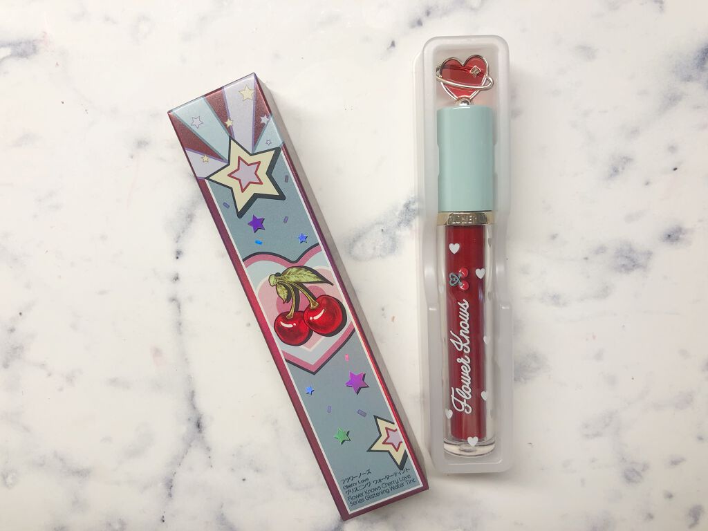 グリスニングウォータリングティント/FlowerKnows/リップティントを使ったクチコミ(2枚目)