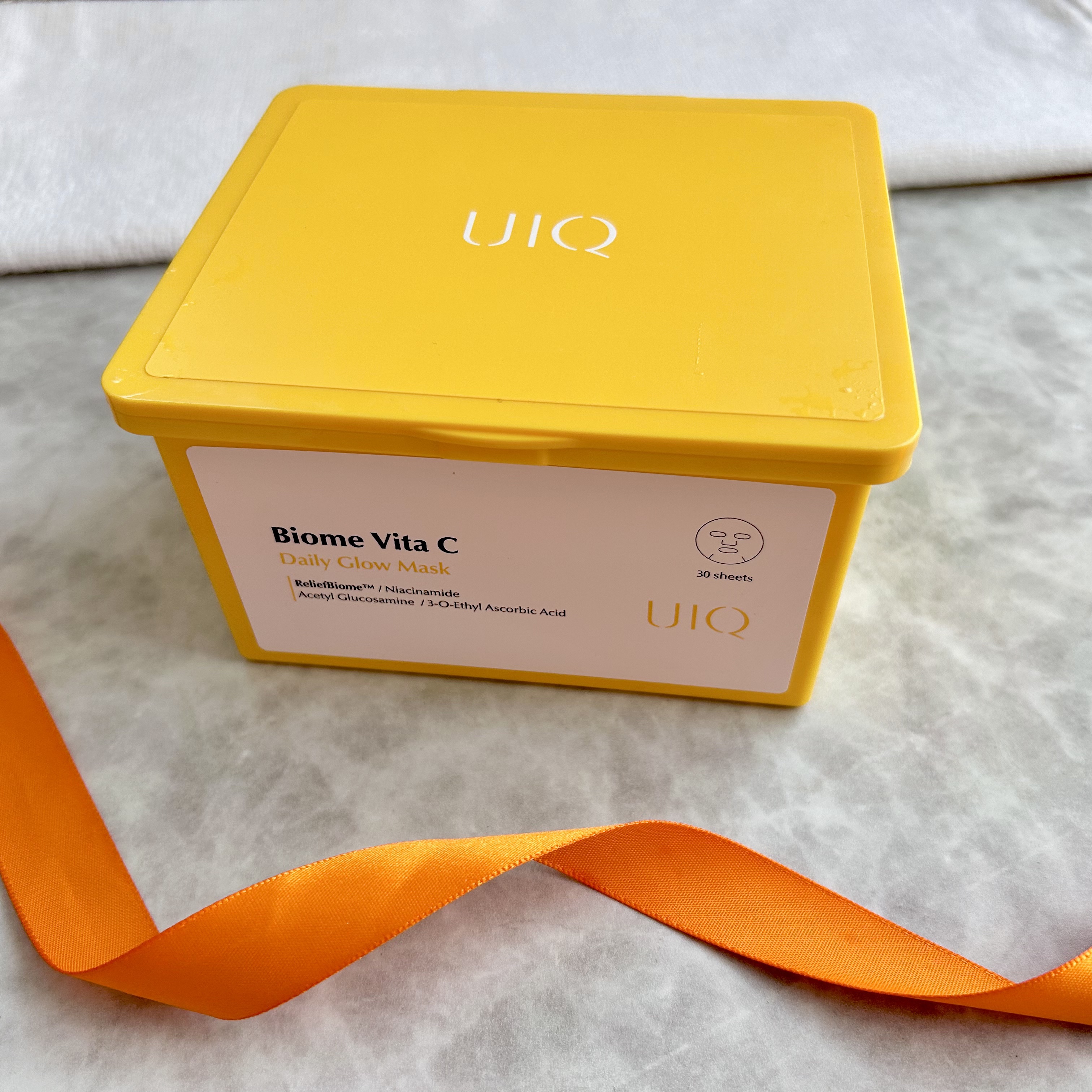 バイオームビタCグローデイリーシートマスク/UIQ/シートマスク・パックを使ったクチコミ（2枚目）