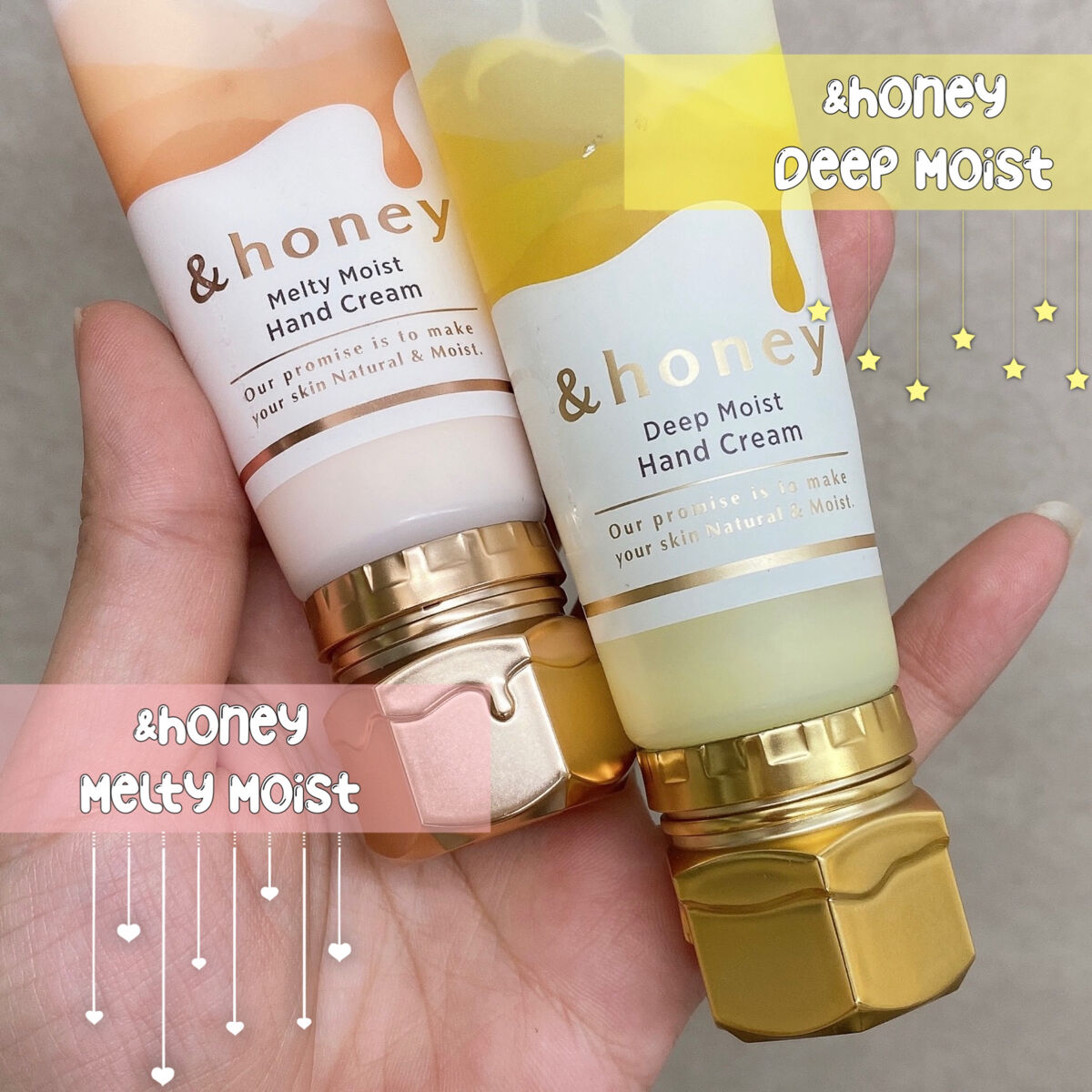アンドハニー　メルティモイスト ハンドクリーム/&honey/ハンドクリームを使ったクチコミ（1枚目）