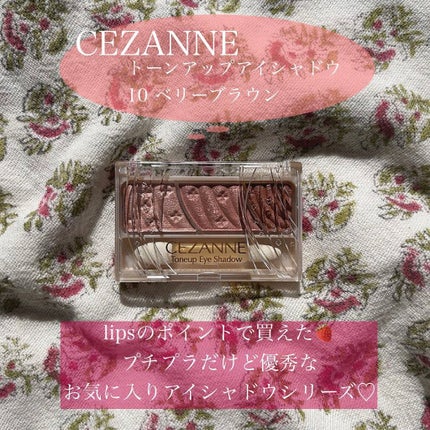 トーンアップアイシャドウ/CEZANNE/アイシャドウパレットを使ったクチコミ(2枚目)