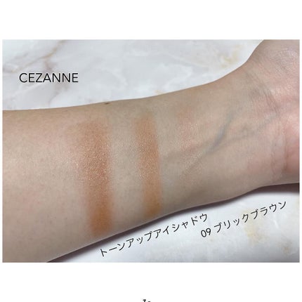 トーンアップアイシャドウ/CEZANNE/アイシャドウパレットを使ったクチコミ(3枚目)