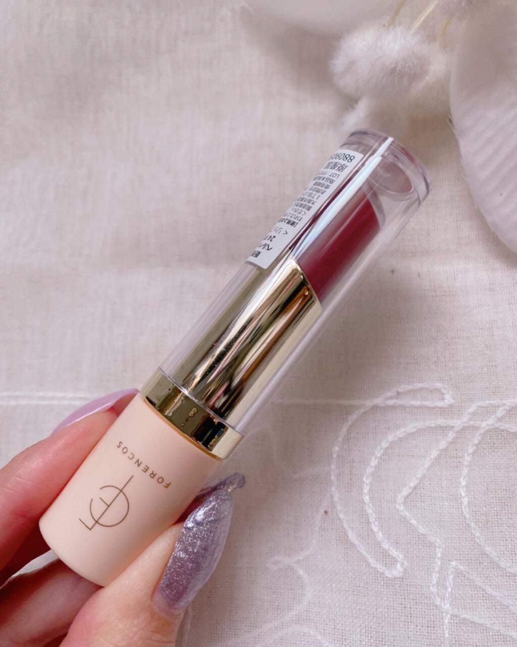 タトゥーベルベットティント/フォレンコス/リップティントを使ったクチコミ（2枚目）