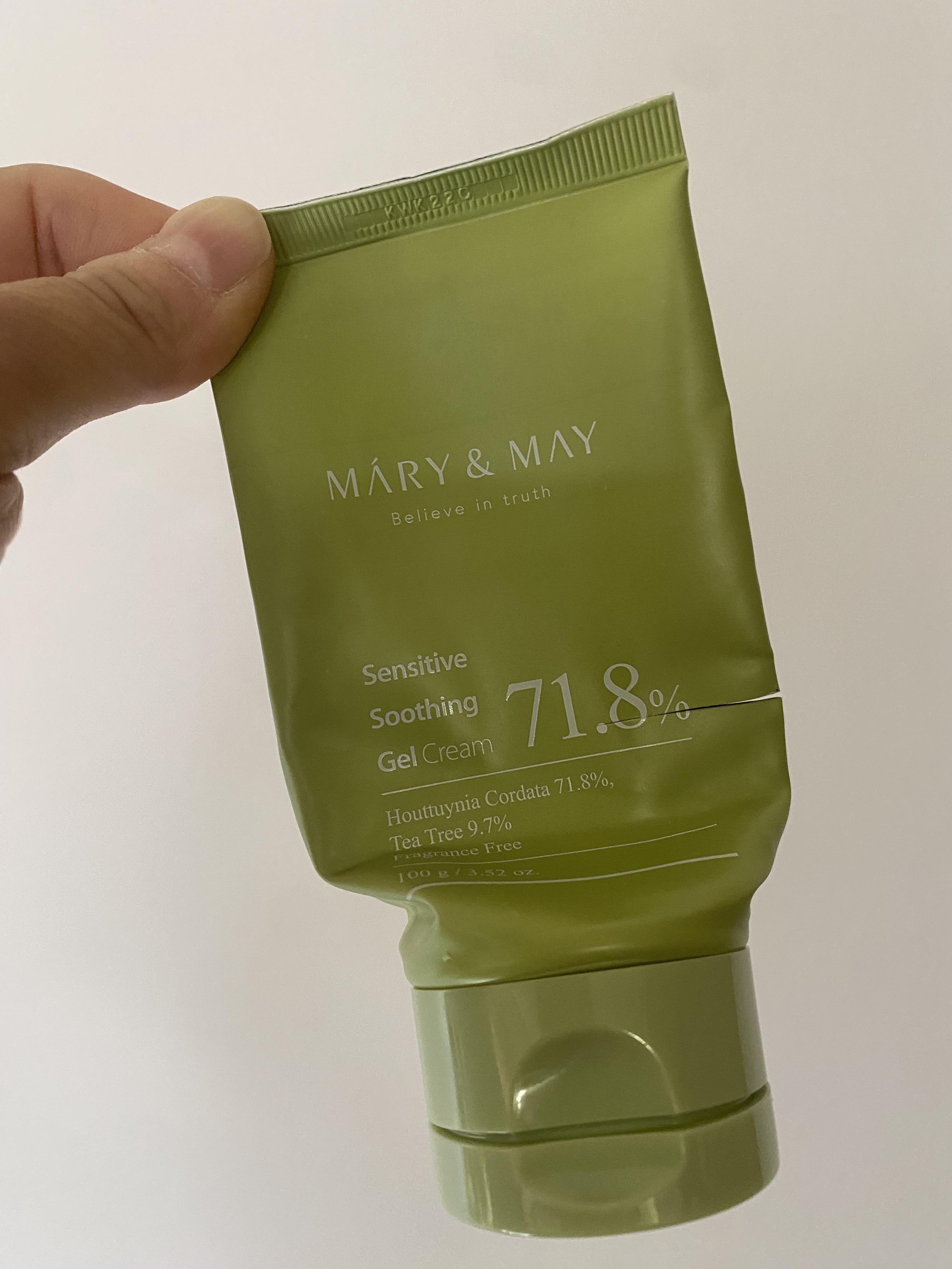 Sensitive Soothing Gel Cream/MARY&MAY/フェイスクリームを使ったクチコミ（1枚目）