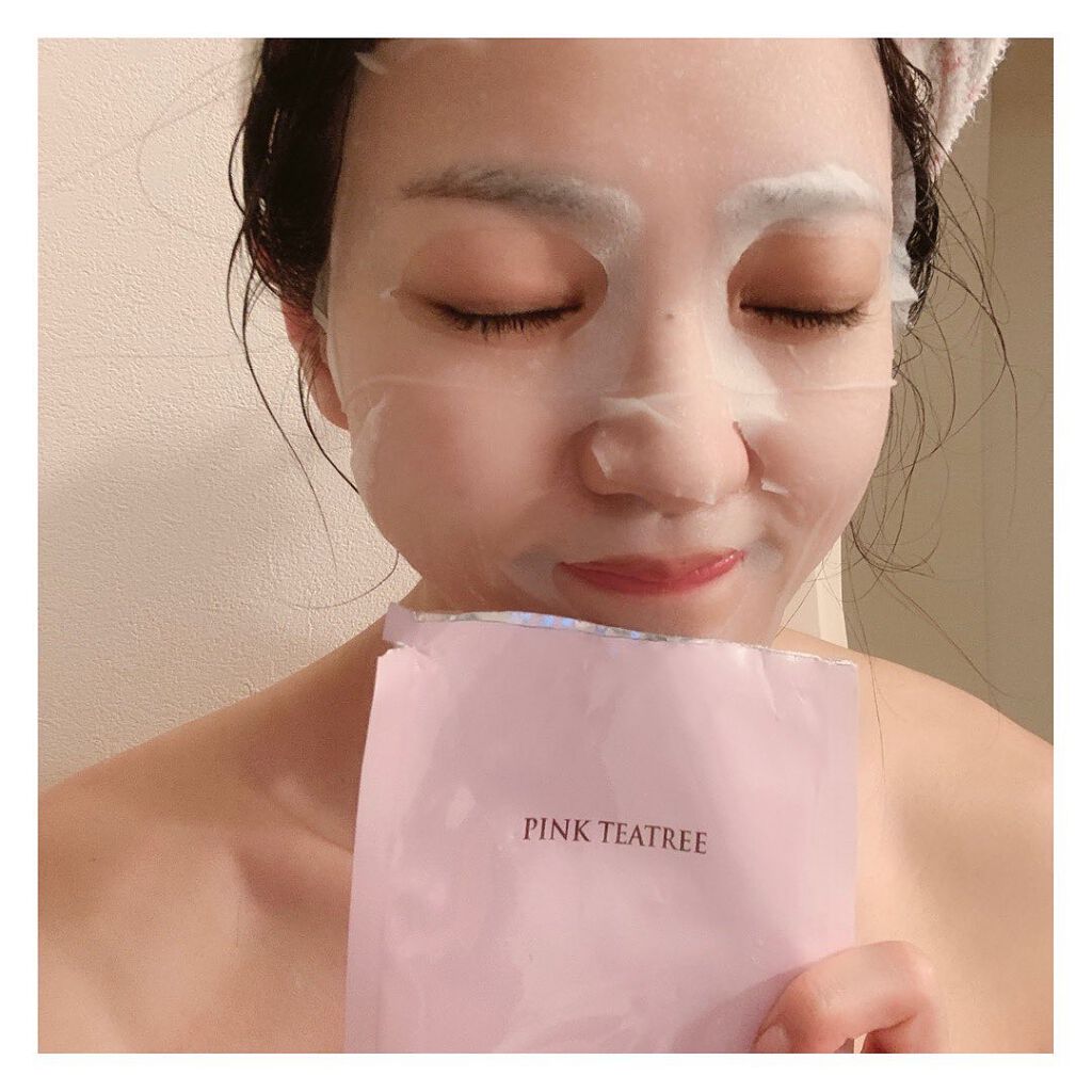 ピンクティーツリーマスクパック/APLIN/シートマスク・パックを使ったクチコミ(2枚目)