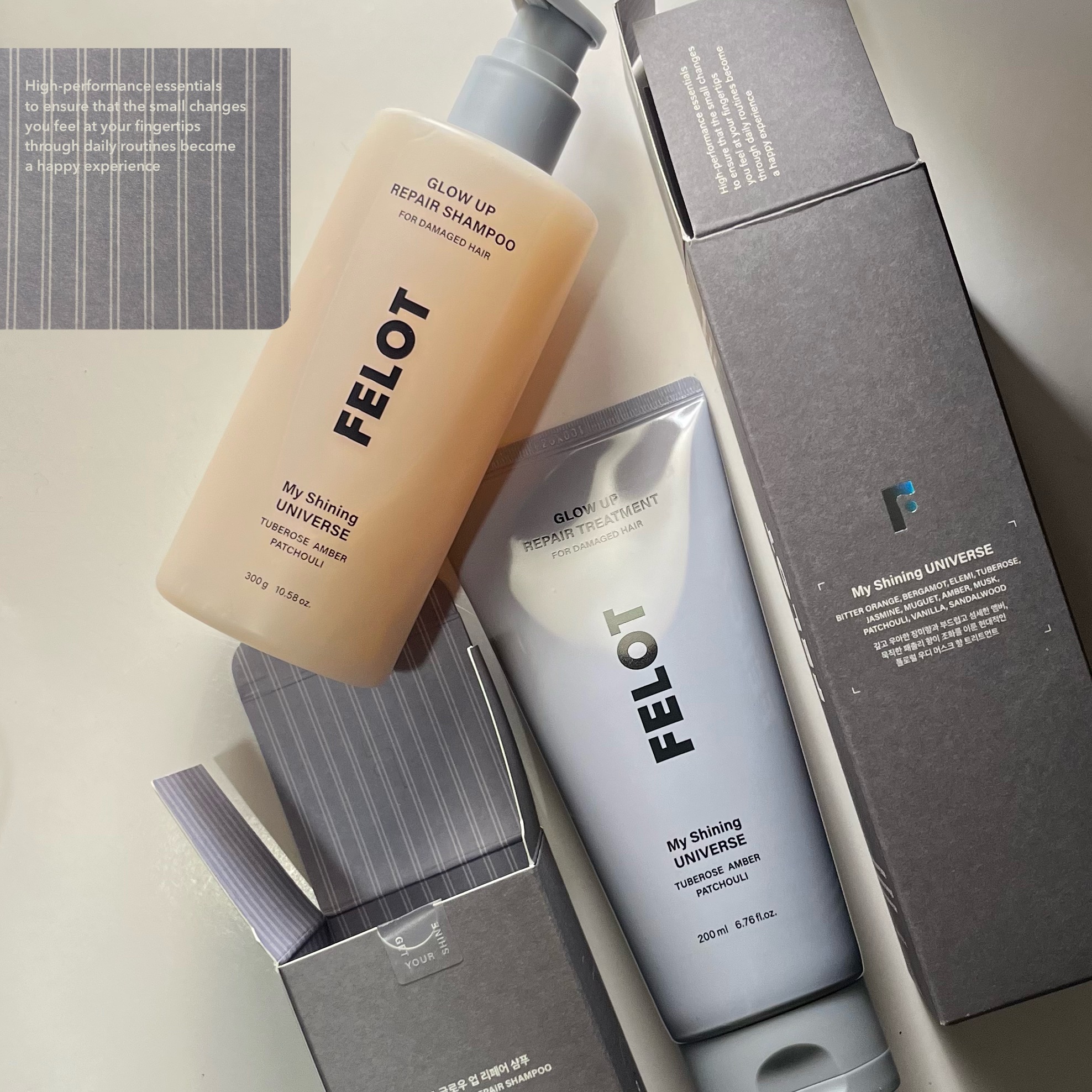 グローアップリペアシャンプー/コンディショナー/FELOT/市販シャンプーを使ったクチコミ（1枚目）