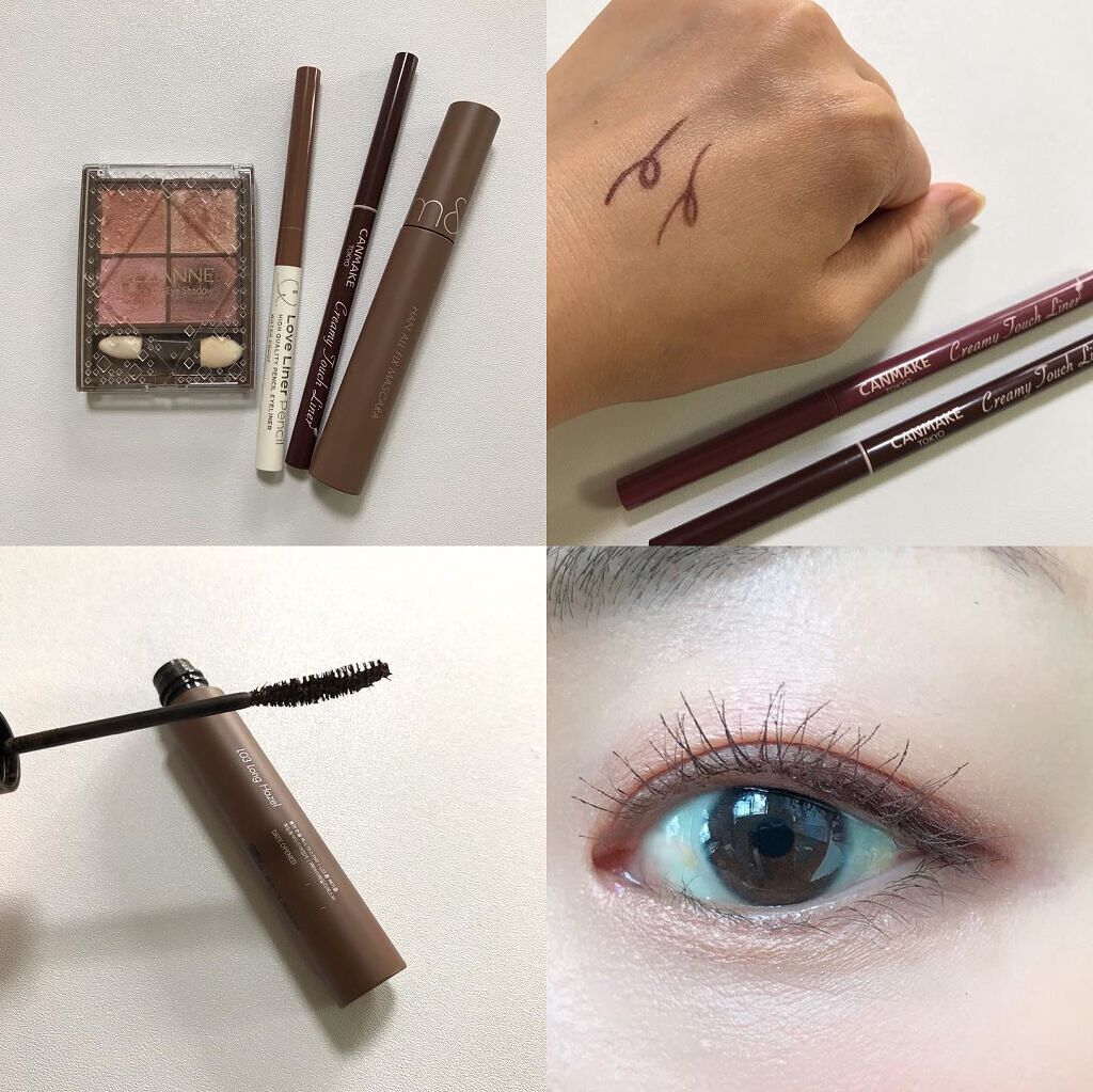 クリーミータッチライナー/キャンメイク/ジェルアイライナーを使ったクチコミ（3枚目）