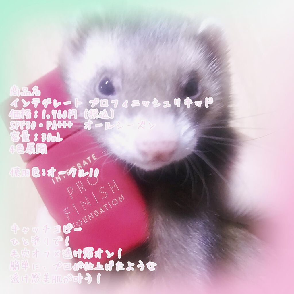 プロフィニッシュリキッド/インテグレート/リキッドファンデーションを使ったクチコミ(1枚目)