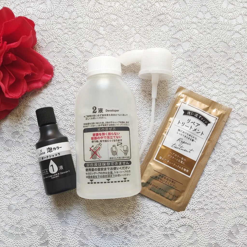 泡カラー/リーゼ/ヘアカラーを使ったクチコミ(3枚目)