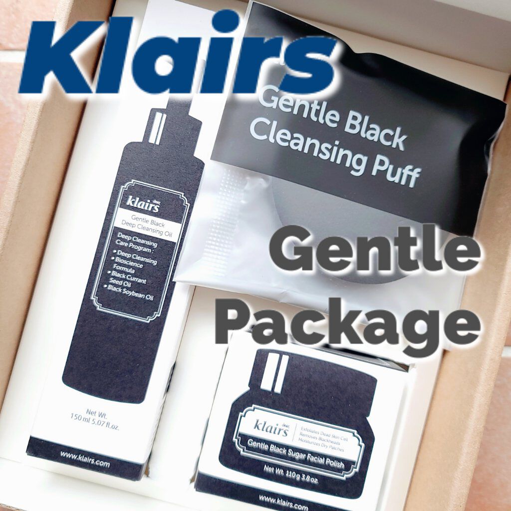 ジェントルブラックディープクレンジングオイル(150ml)/Klairs/オイルクレンジングを使ったクチコミ（1枚目）