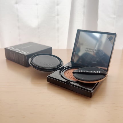 アクア スキン フィット クッション ファンデーション/Harper's BAZAAR Cosmetics/クッションファンデーションを使ったクチコミ(6枚目)