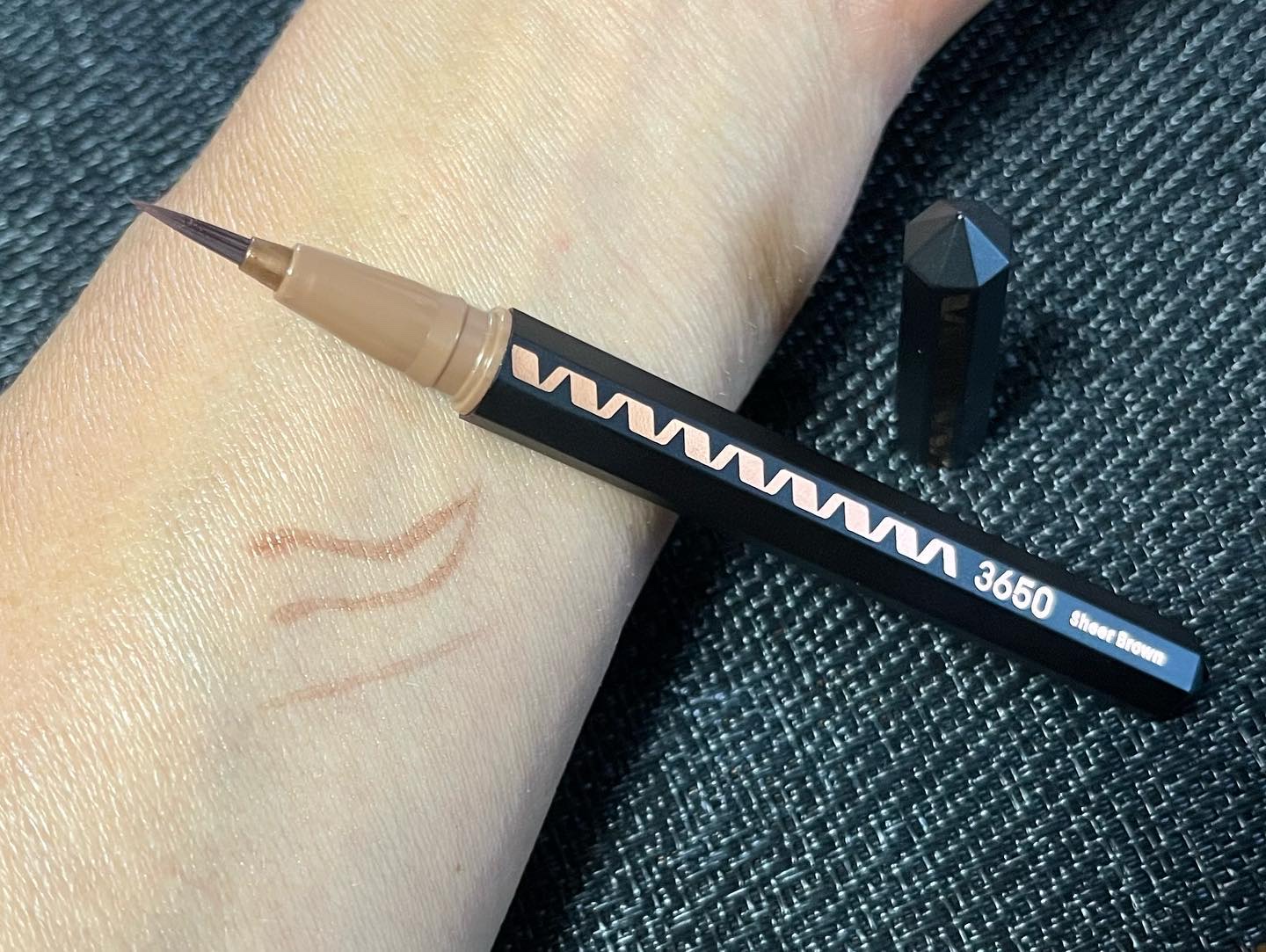 リキッドアイライナー  シアーブラウン(Sheer Brown)/3650/リキッドアイライナーを使ったクチコミ（3枚目）