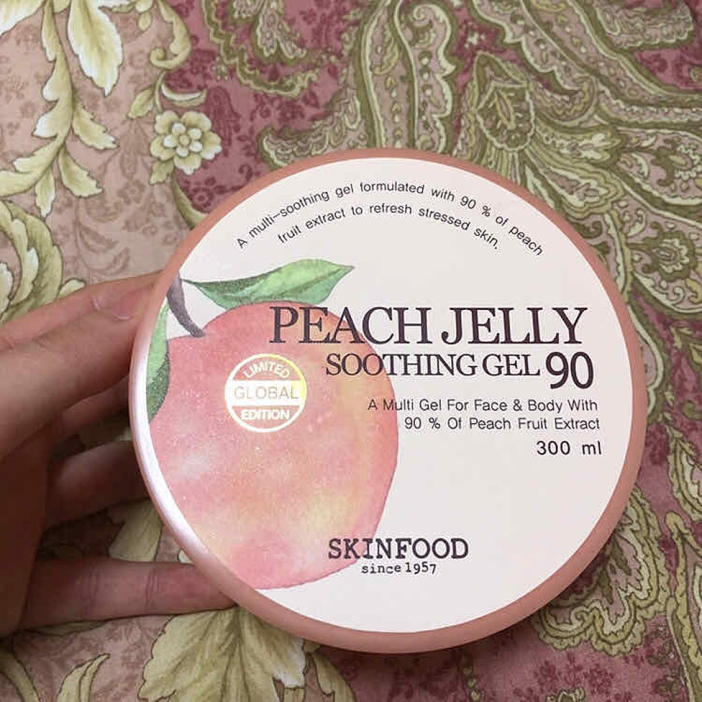 ピーチ ジェリー スージングジェル90/SKINFOOD/ボディローションを使ったクチコミ（1枚目）