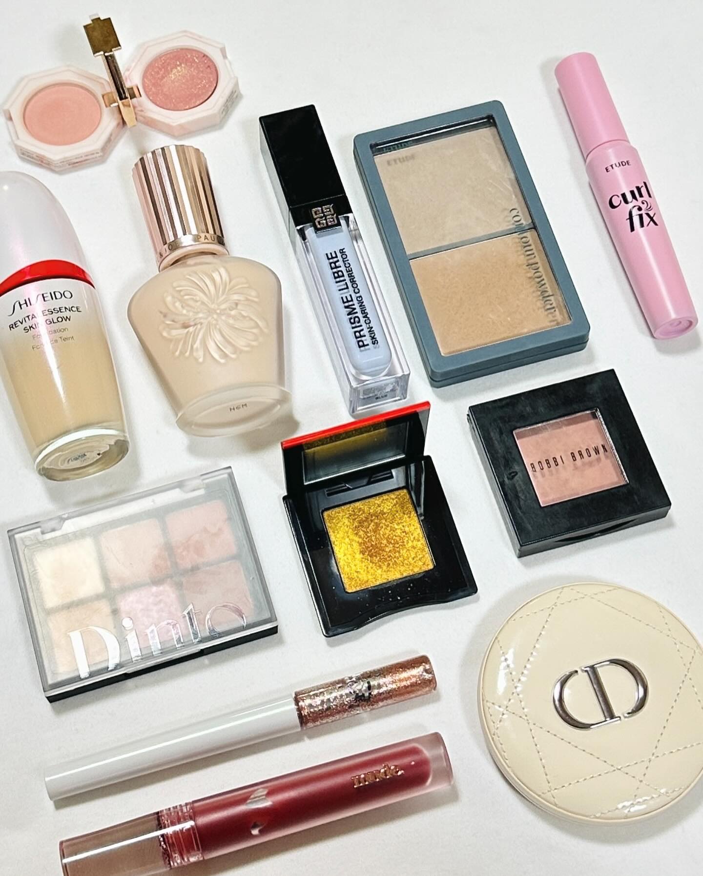 ブルーミング エディション パラダイス デュアル パレット ブラッシャー デュオ ブロッサムパレス/DEAR DAHLIA/単色アイシャドウを使ったクチコミ（2枚目）