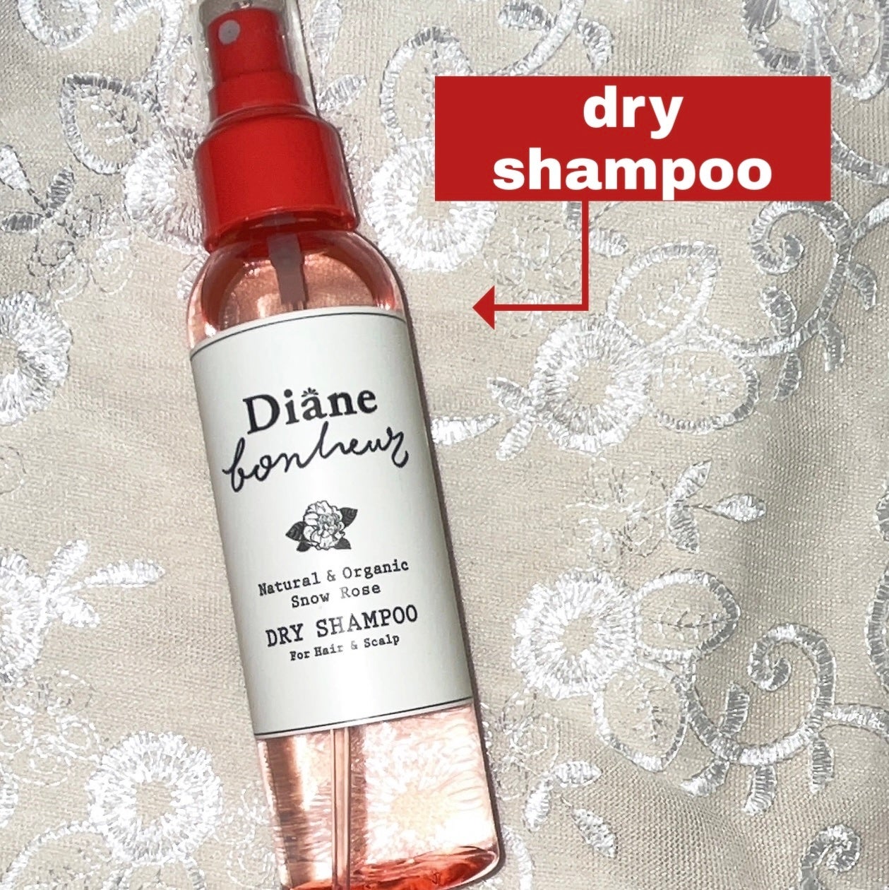ダイアンボヌール ドライシャンプー スノーローズ/ダイアン/ドライシャンプーを使ったクチコミ(1枚目)