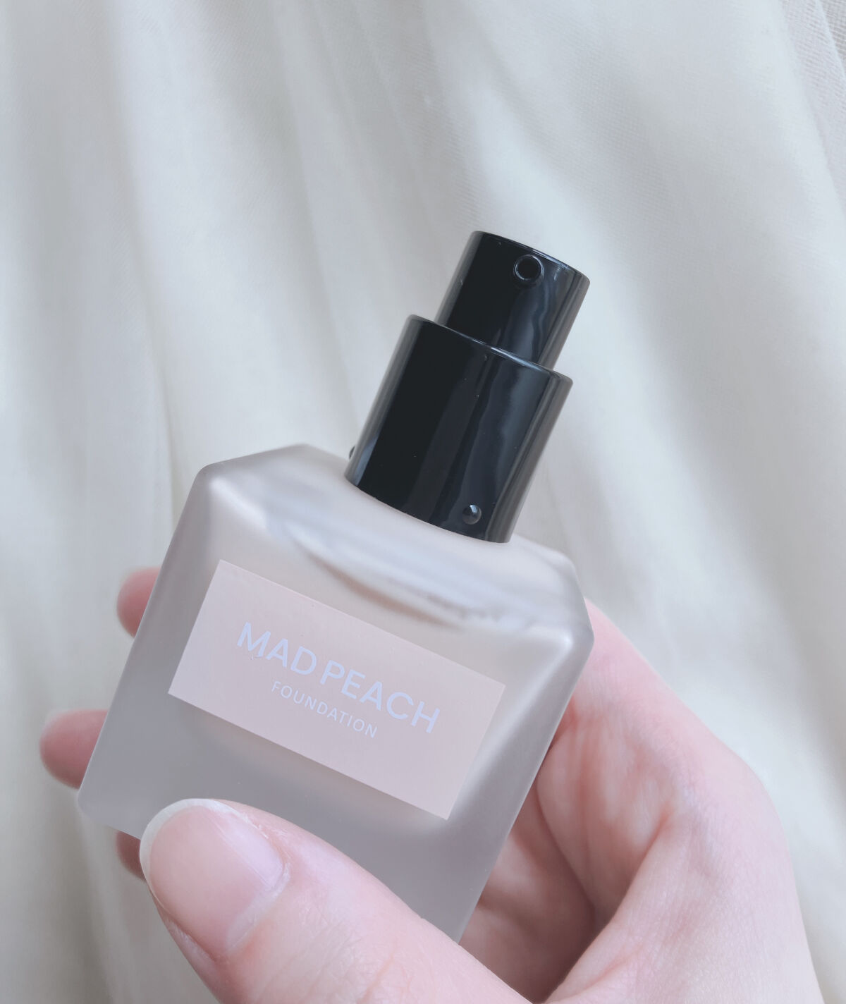 マッドピーチ スタイルフィットファンデーション 0.5 ピンクベージュ(PINK BEIGE)/MAD PEACH/リキッドファンデーションを使ったクチコミ（3枚目）