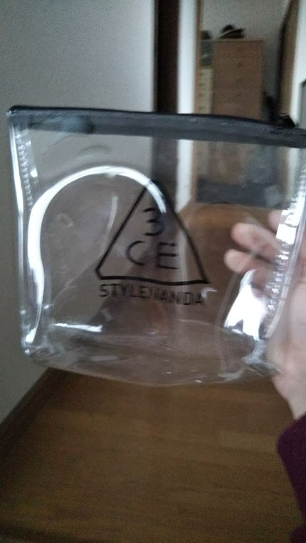 3CE CLEAR POUCH_SMALL #BLACK/3CE/化粧ポーチを使ったクチコミ(1枚目)