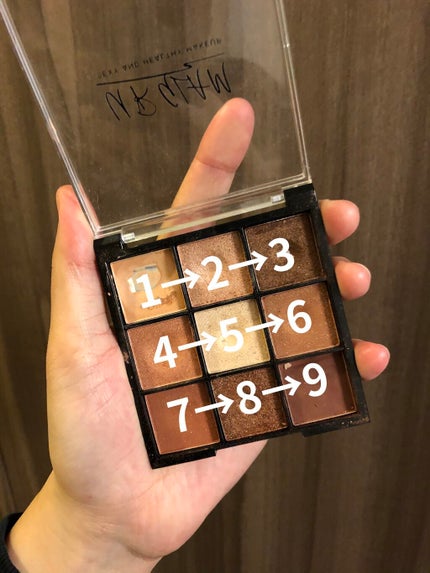 UR GLAM BLOOMING EYE COLOR PALETTE/U R GLAM/アイシャドウパレットを使ったクチコミ(1枚目)