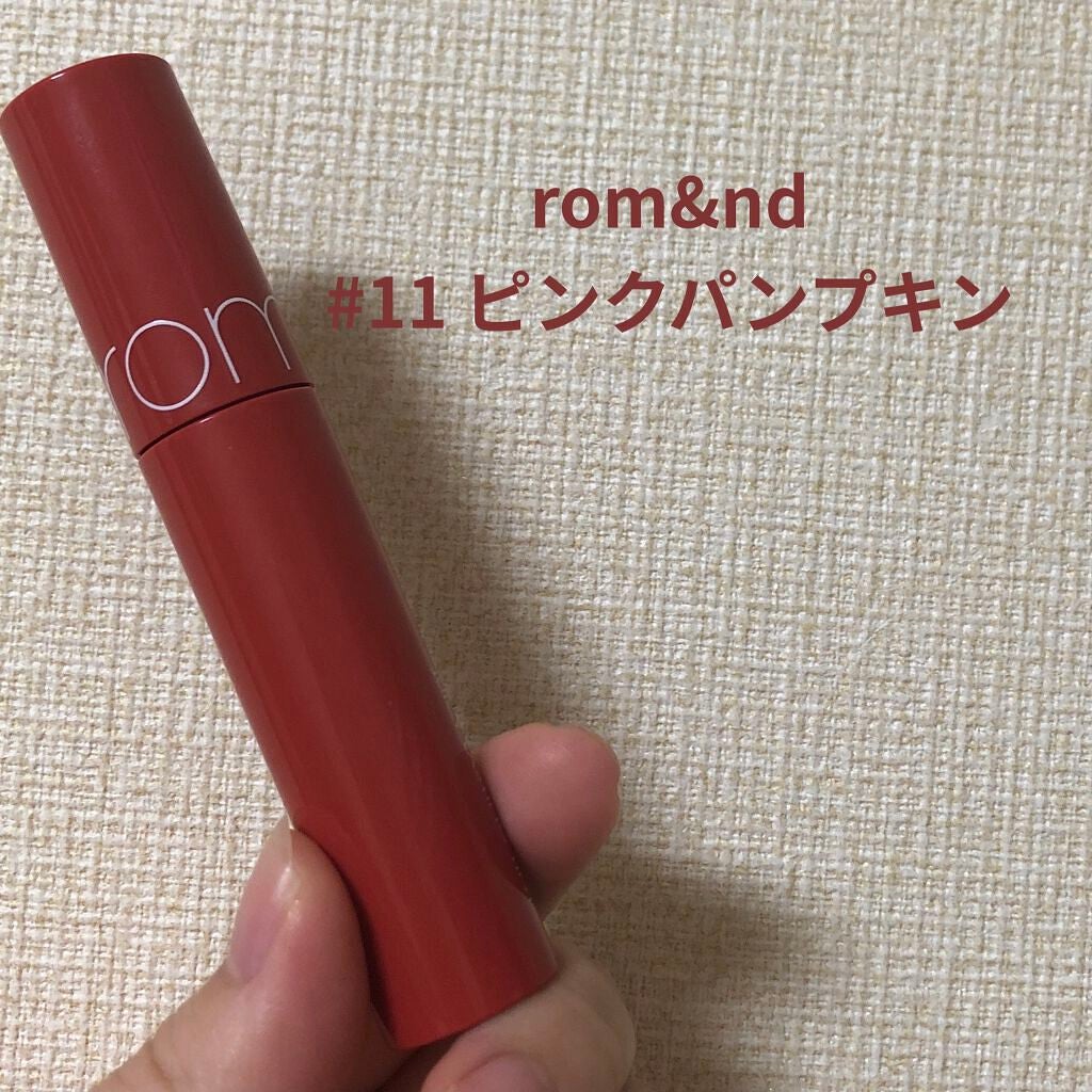ジューシーラスティングティント/rom&nd/リップティントを使ったクチコミ(1枚目)