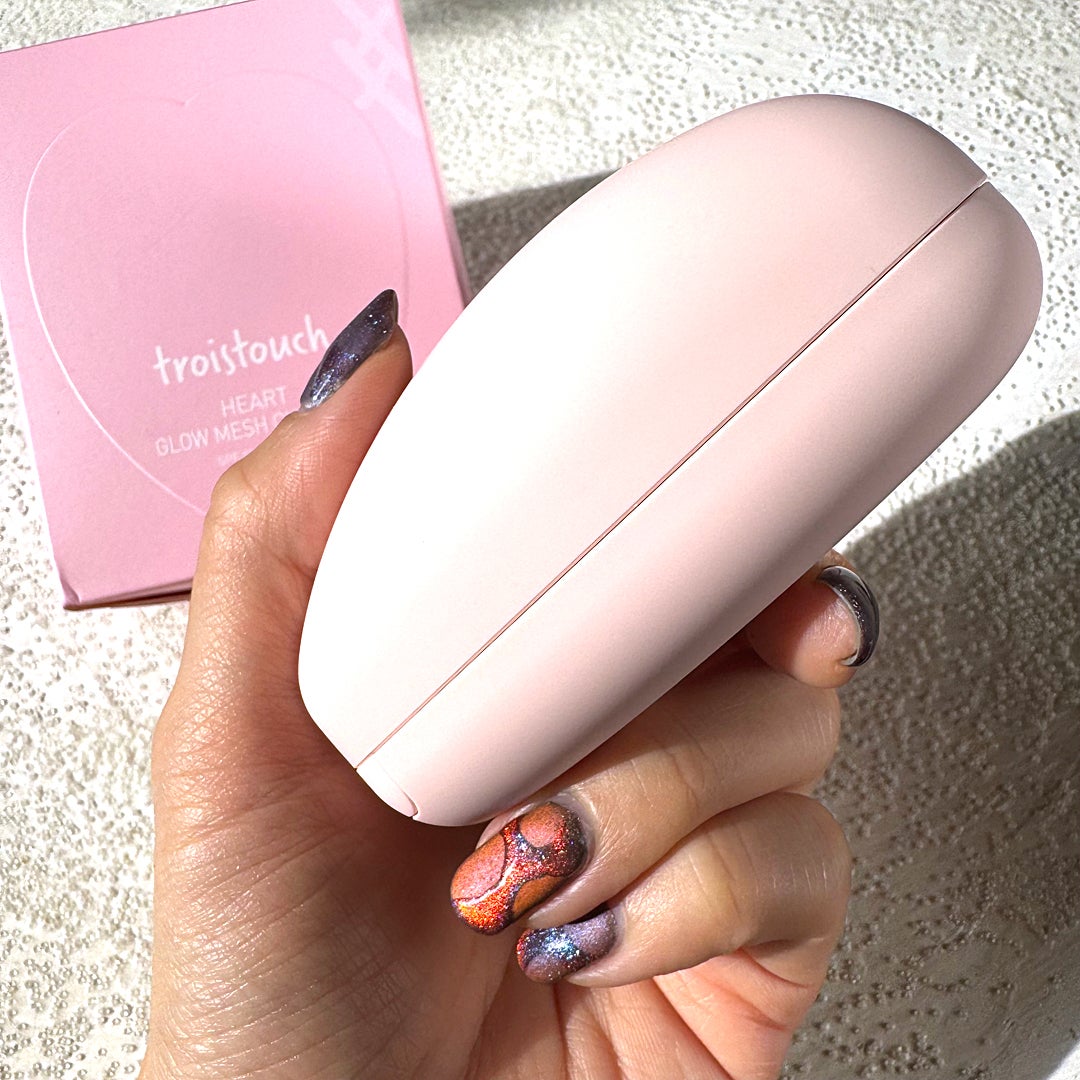 トワタッチ ハートクッション グロウメッシュ/troistouch/クッションファンデーションを使ったクチコミ(2枚目)