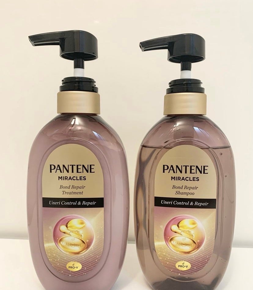 ミラクルズ うねりコントロール&リペア ボンドリペア シャンプー/トリートメント/パンテーン/市販シャンプーを使ったクチコミ(1枚目)