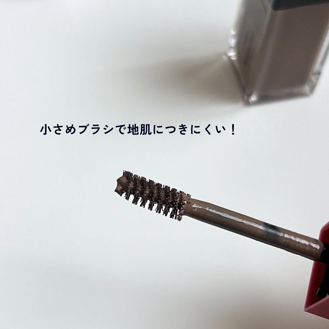 ブロウインク 3D スタイリングジェル 04 キャラメルブラウン/MAYBELLINE NEW YORK/眉マスカラを使ったクチコミ（2枚目）