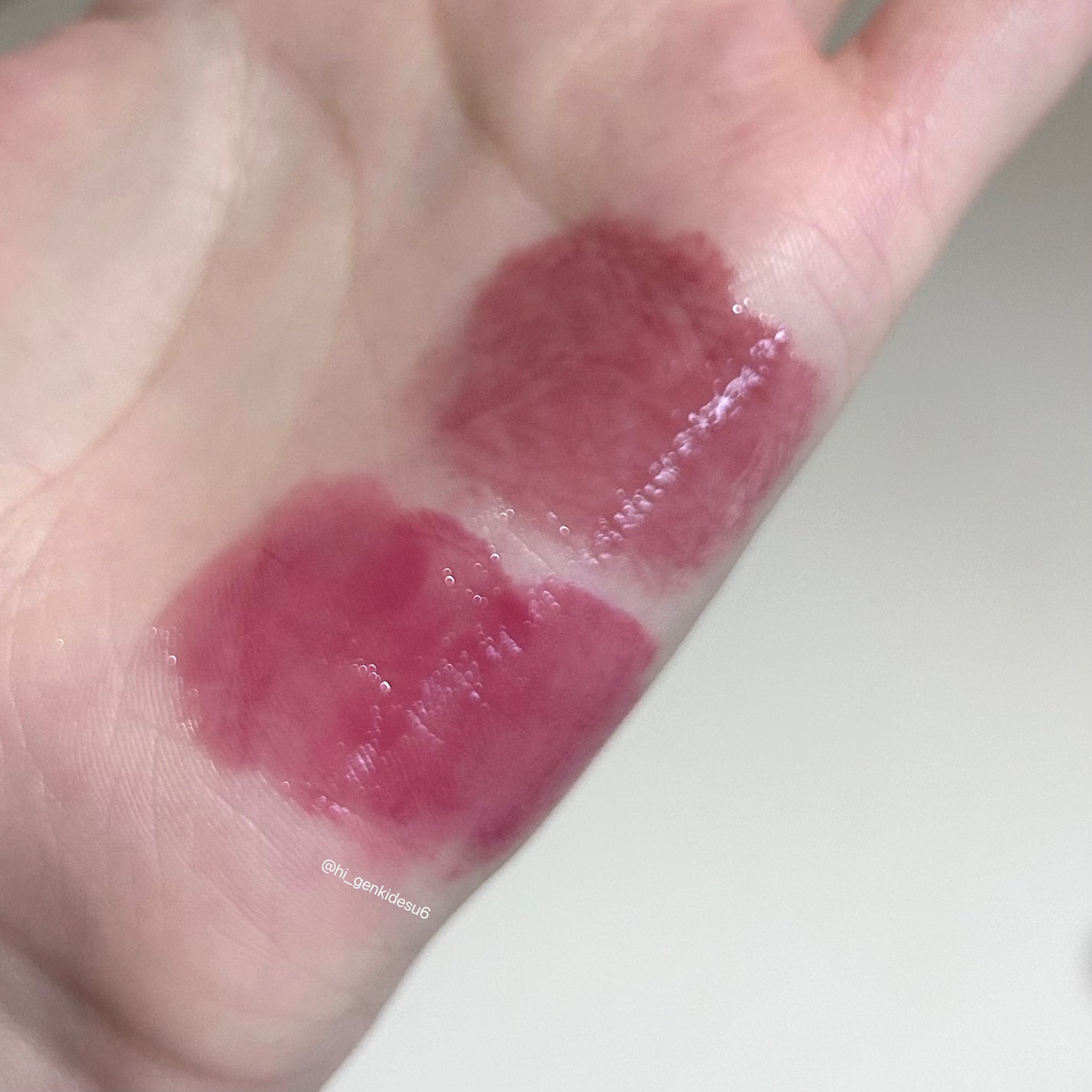 グラスティングウォーターティント/rom&nd/リップティントを使ったクチコミ(8枚目)