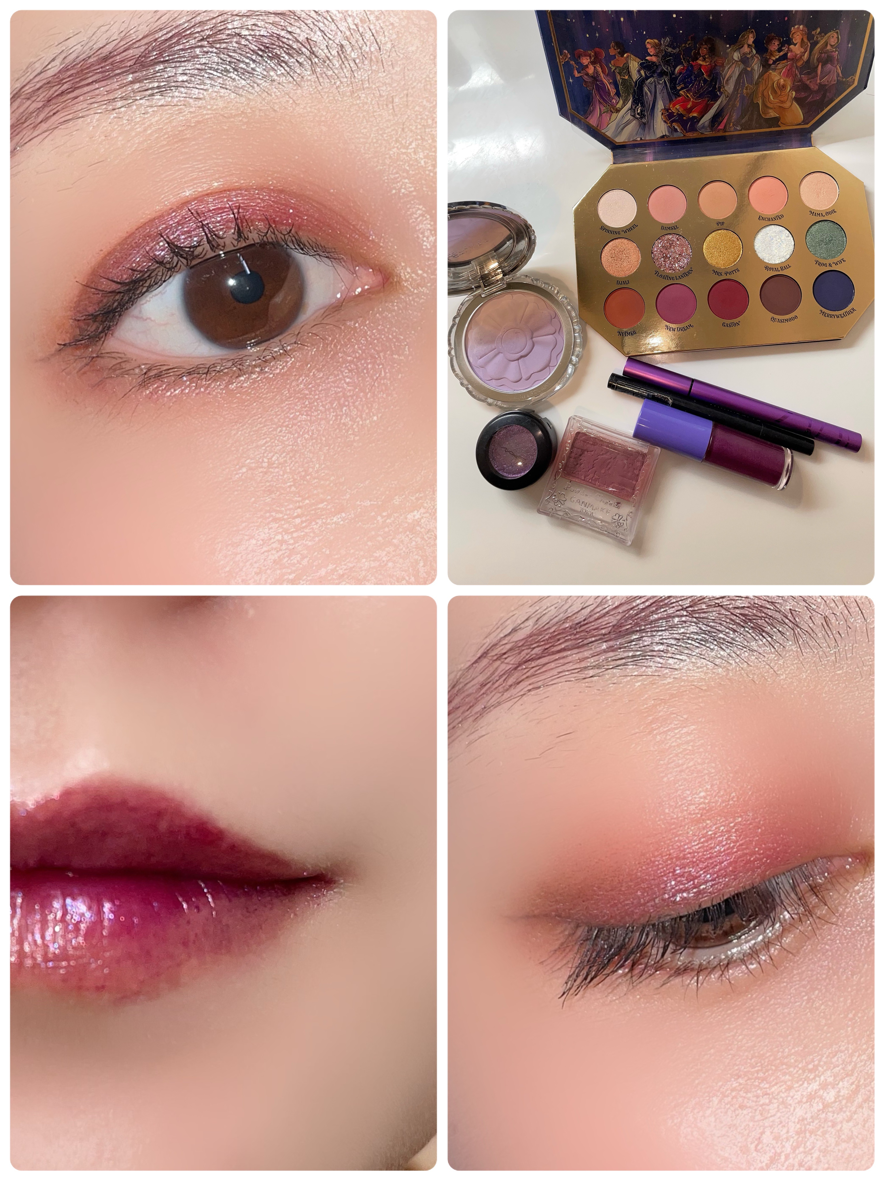 ミッドナイト マスカレード アイシャドウ パレット/ColourPop/アイシャドウパレットを使ったクチコミ（1枚目）