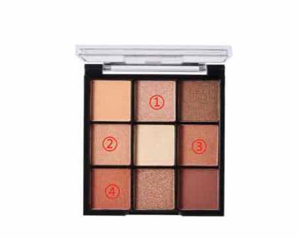 UR GLAM BLOOMING EYE COLOR PALETTE/U R GLAM/アイシャドウパレットを使ったクチコミ(1枚目)