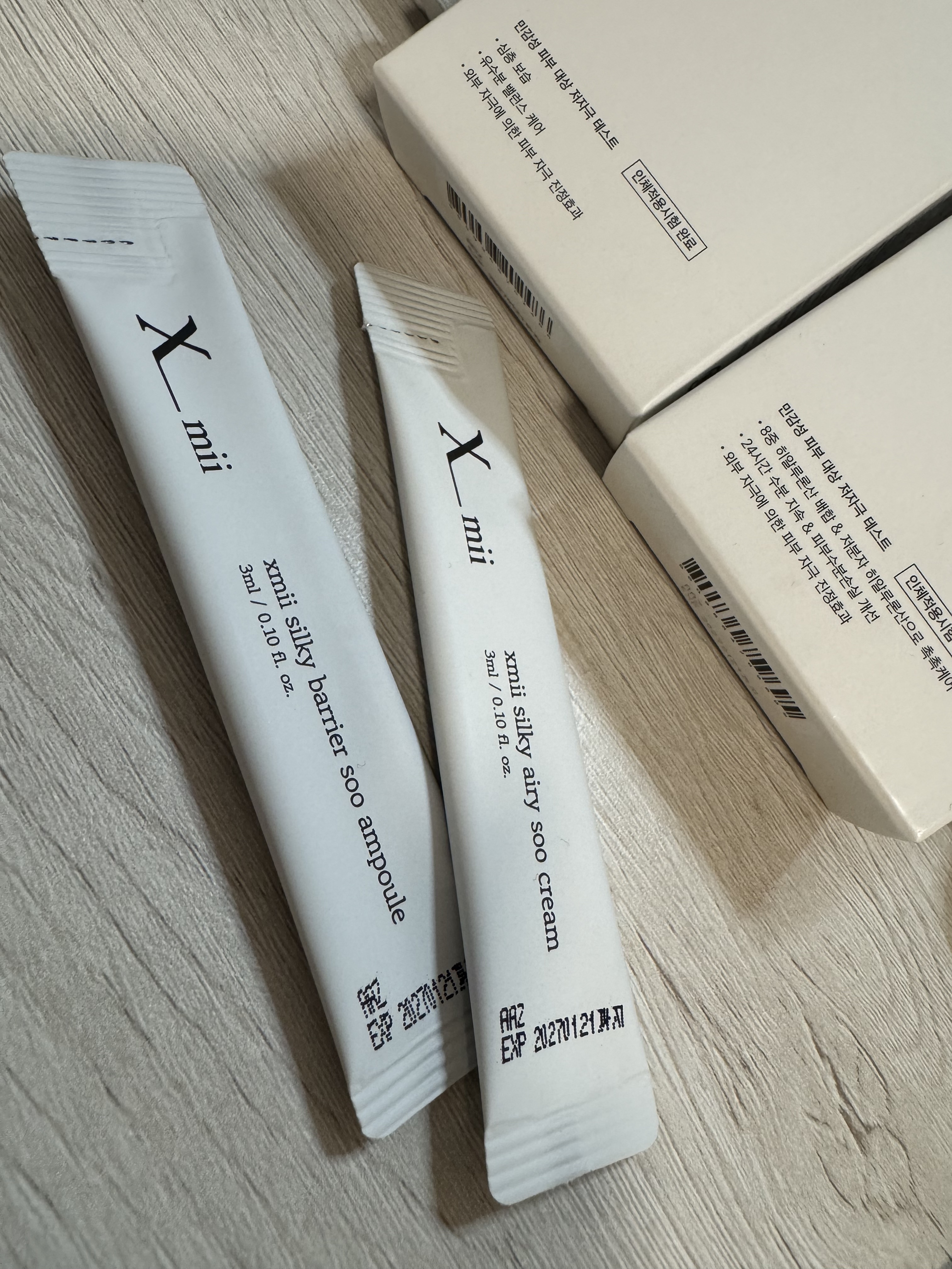 シルキーバリアースーアンプルスティックパウチ/xmii/美容液を使ったクチコミ（3枚目）