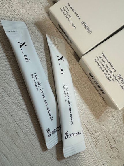 シルキーバリアースーアンプルスティックパウチ/xmii/美容液を使ったクチコミ(3枚目)