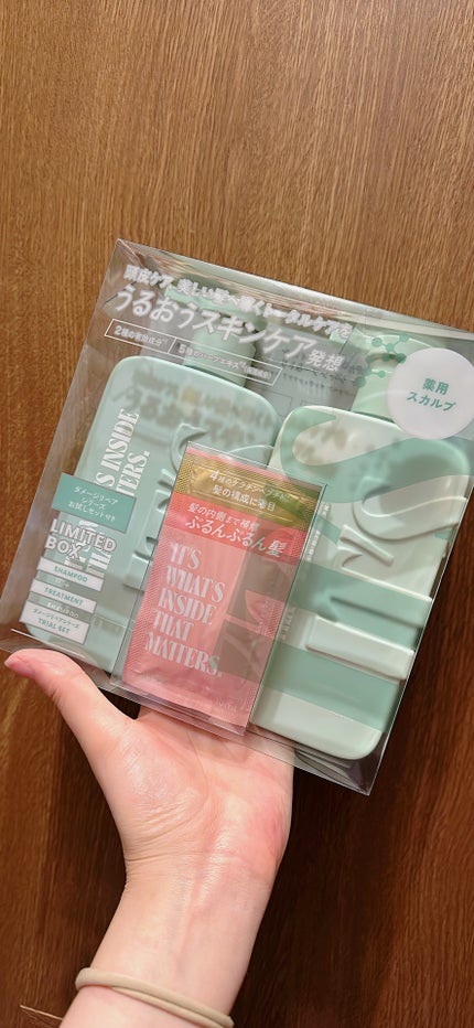 薬用スカルプ メディカルモイスト シャンプー/トリートメント/IT’S WHAT’S INSIDE THAT MATTERS./市販シャンプーを使ったクチコミ(1枚目)