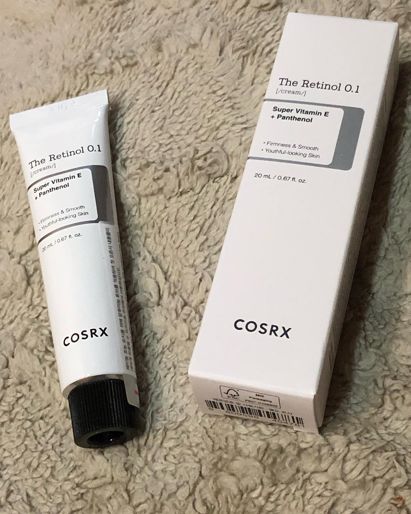 RXザ・レチノール0.1クリーム/COSRX/フェイスクリームを使ったクチコミ（3枚目）