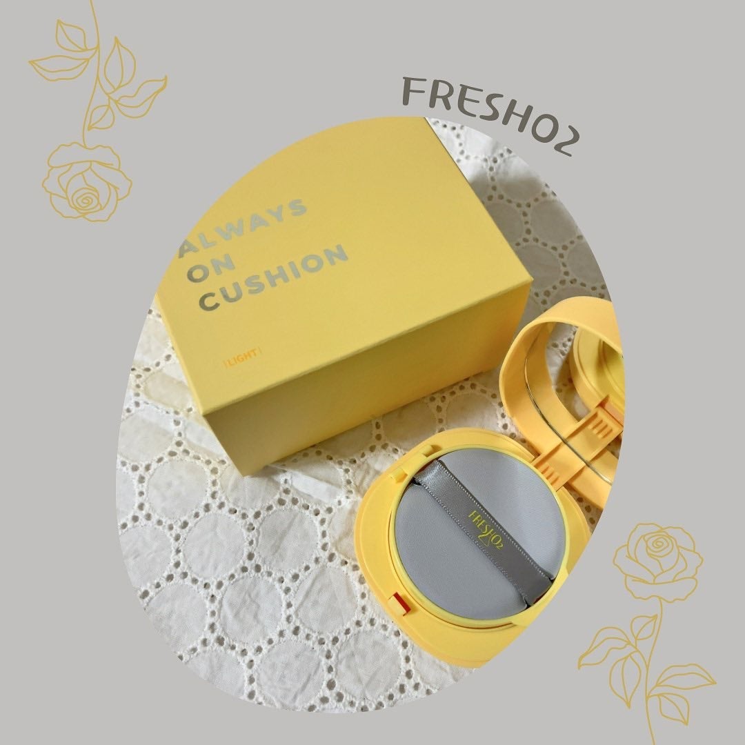 クラウドオールウェイズオン クッションファンデ ーション/FRESHO2/クッションファンデーションを使ったクチコミ(1枚目)