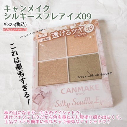 シルキースフレアイズ/キャンメイク/アイシャドウパレットを使ったクチコミ(2枚目)