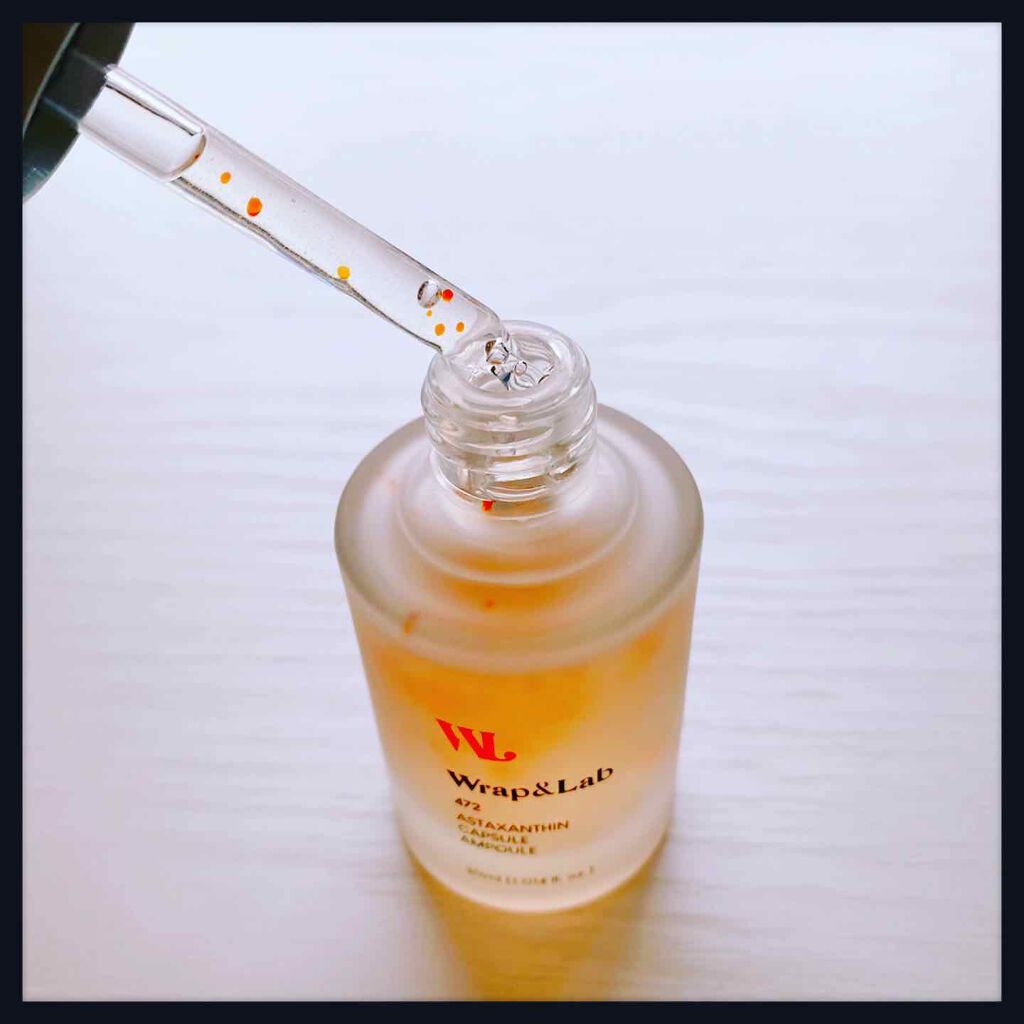 472 Astaxanthin Ampoule /Wrap&Lap/美容液を使ったクチコミ（2枚目）