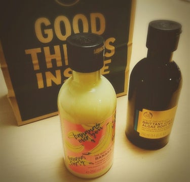 THE BODY SHOP シャワークリーム バナナのクチコミ「年末年始はインフルエンザにかかってしまい、せっかくの
連休の大半をお家で養生するのに使ってしま.....」（1枚目）