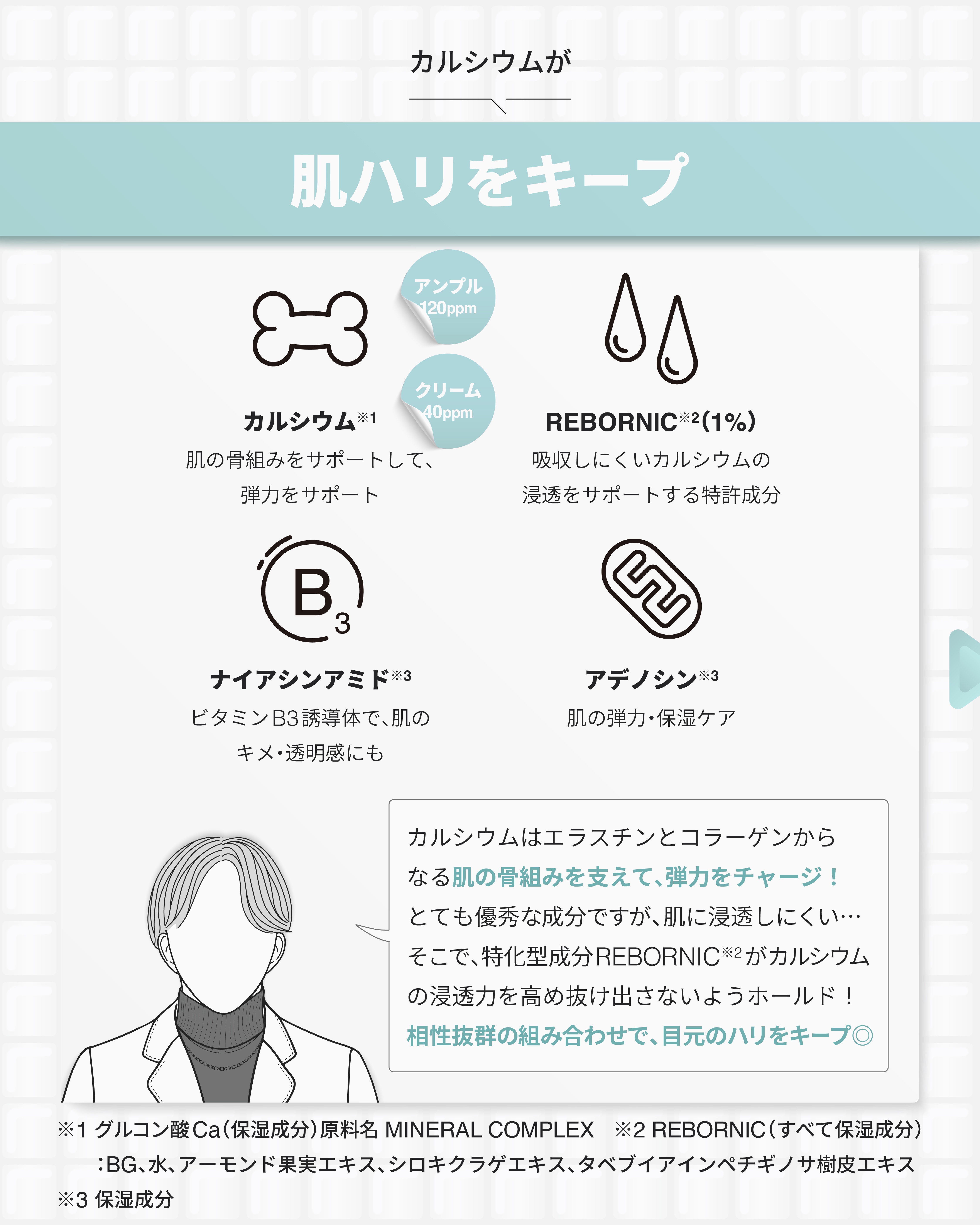 Cemenrete Calcium Intense Cream/Dr.Melaxin/フェイスクリームを使ったクチコミ（3枚目）