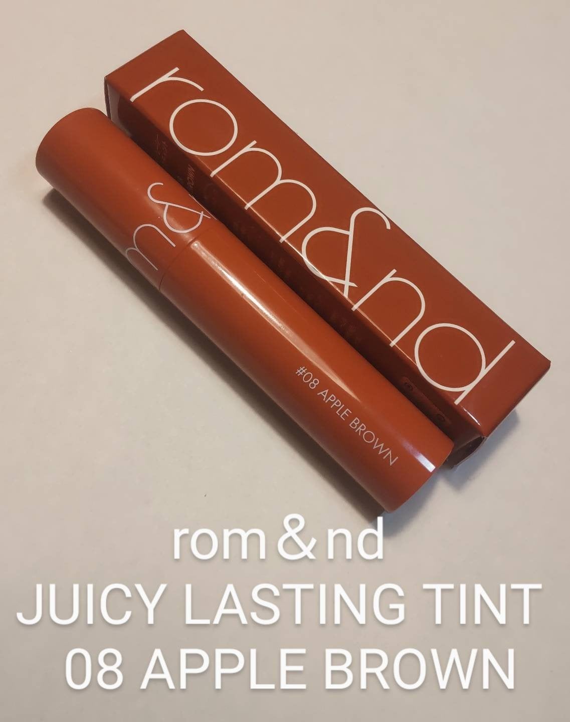 ジューシーラスティングティント/rom&nd/リップティントを使ったクチコミ(1枚目)