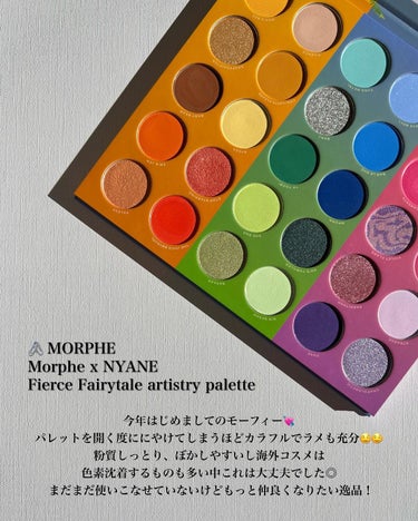 Morphe x NYANE Fierce Fairytale artistry palette/Morphe/アイシャドウパレットを使ったクチコミ（2枚目）