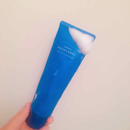 ホワイトクリアフォーム/アクアレーベル/洗顔フォームを使ったクチコミ(1枚目)