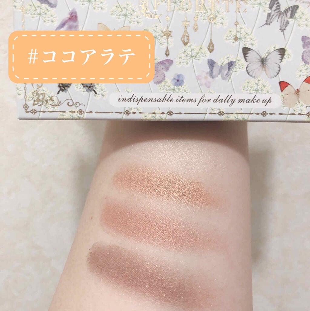 恋愛物語 4色アイシャドウパレット/FLORTTE/アイシャドウパレットを使ったクチコミ(3枚目)